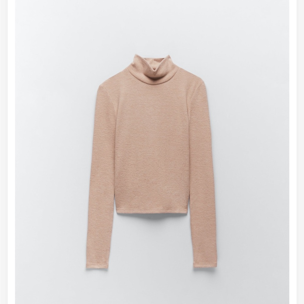 Zara mock-neck sweater